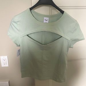 TNA crop tshirt. NWT.